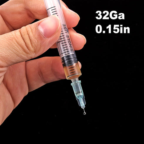 100pcs 32 Ga 4mm/0.15in Laboratory Tools, Individually Sealed