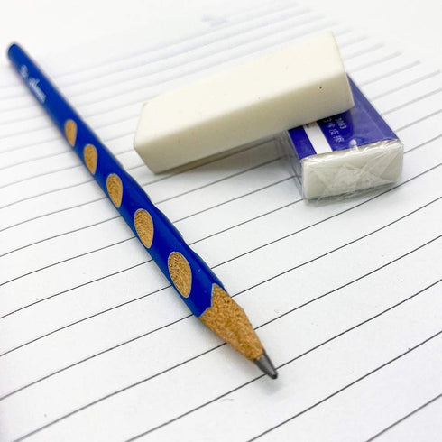 EULANT 10 Pieces Pencil Erasers, White 2B Rubbers for Schools Office Kids Adults, Soft Art Erasers for Writing Drawing
