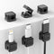 Magnetic Cable Clips, 6 Pack Cord Organizer Holder for Desk Cable Management, Adhesive Wire Keeper.