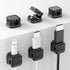 Magnetic Cable Clips, 6 Pack Cord Organizer Holder for Desk Cable Management, Adhesive Wire Keeper.