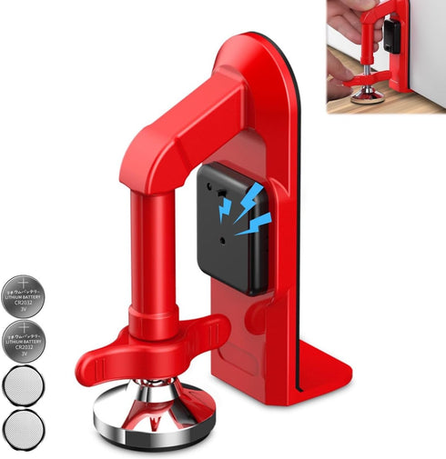 Portable Alarm Door Stopper - 80dB Anti-Theft Security Alarm Door Stoppers for