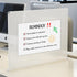 Self-Stick Dry Erase Board for Wall, 16 x 12 Inch 2 Pack with 2 Markers, Reusable Whiteboards