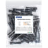 Heat Shrink Butt Connectors, 50Pcs 14-12 AWG Black Marine Grade Insulated Crimp Wire Connectors for Boat Truck