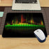Gaming Mouse Pad Cool Music Equalizer, Non-Slip Rubber Mouse Pad for Computers, Personalized Rectangle 9.5 Inch x 7.9