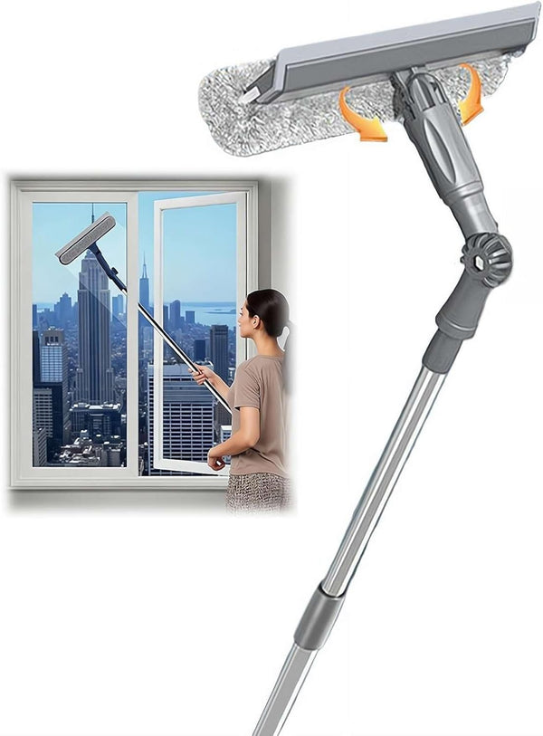 Generic Window Cleaning Equipment, 163 cm Long Handle Professional Shower Glass Washing Brush,