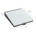 ECR4Kids MessageStor Dry-Erase Glass Board Memo Station - Desk Organizer, White