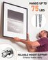 INCLY 200PCS #8 Drywall Anchors Kit, Self Drilling, 100 Zinc Metal & Plastic Dry Wall Anchors and 100 Philips Screws