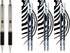 Zebra Pen G-402 Retractable Gel Pen & Refills, Fine Point 0.5mm, Black Ink, 2 Pens and 6 Refills