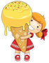 Fastasticdeals Ice Cream Concession Restaurant Food Truck Die-Cut Vinyl Sticker 10 inches