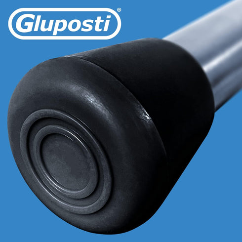 4 7/8 Inch (7/8", Gluposti Rubber Chair Leg Caps Black, Non-Slip Padded and Metal Folding Chair Leg Cap Floor