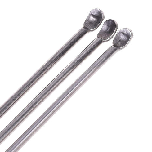 15Pcs Stainless Steel Lab Spatula Micro Scoop - Reagent Laboratory Mixing Spatula 22cm Long Sampling Spoon