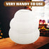 Gadpiparty E14 Cozy Japanese Rice Paper Lantern Lamp - Base Night Light with Us Plug for Bedroom, Living Room, Kids