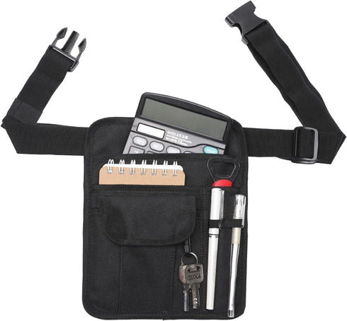 Nerjan Waitress Waist Bag - Server Aprons with Pockets and Adjustable Belt Check Book Holder - Ideal for Servers