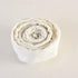 2 Packs 6 Chandelier Chain Cover for Electirc Wire and Chain Cover, Feet Length Cotton and Linen Fabric White Color