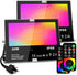 MELPO 30W Led Flood Light Outdoor 300W Equivalent, Color Changing RGB Lights