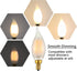 C11/C35 E12 Dimmable Bulb, 4W 3000K 6-Pack LED Filament Candle Warm White Frosted Glass, Ideal for Chandeliers, Wall