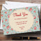 The Card Zoo Floral Inspired Vintage Tea Personalized Party Thank You Cards