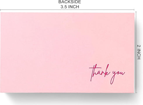 RXBC2011 Package Pack 100 Hello Gorgeous Thank you for your order cards Thank you for the support Cards Insert