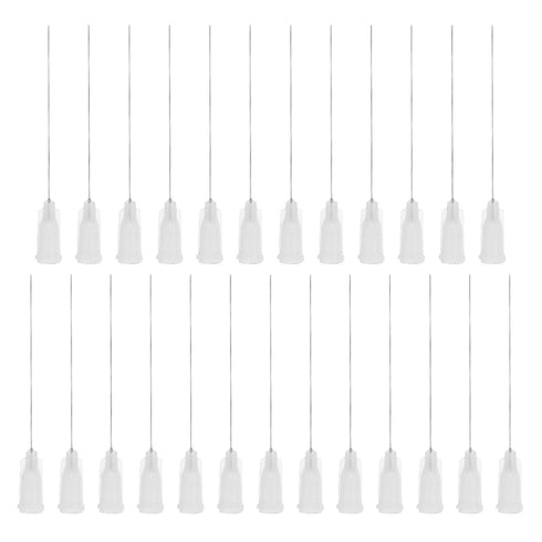 PATIKIL 25 Pcs 2 Inch Blunt Tip Dispensing Needles, 27G Industrial Liquid Dispenser Needle with Luer Lock for Refilling