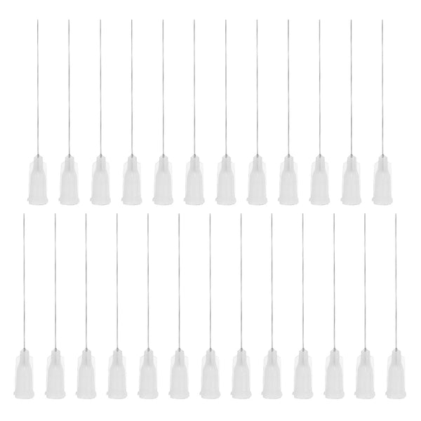 PATIKIL 25 Pcs 2 Inch Blunt Tip Dispensing Needles, 27G Industrial Liquid Dispenser Needle with Luer Lock for Refilling