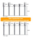 Double Cut Tungsten Carbide Carving Bits, 10 Pcs Rotary Burr Set for DIY Woodworking