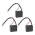 uxcell CBB61 Ceiling Fan Capacitor, 1.5/2.5uF 350V AC, 3 Wires, for Electric Fan Pump Motor Generator, 3Pcs