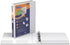 QuickFit View Binder, 1 Inch, Round Ring, White, 87110 by QuickFit