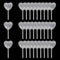 AQSXO 4ml Clear Heart Shape Liquid Dropper, Pasteur Pipette for Cupcake, Chocolate, Birthday Party Decoration, 100pcs