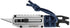 Gerber Gear Prybrid X Utility Knife with Pry Bar, Multi-Tool Pocket Razor Knife with Paracord, Urban Blue