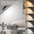 5 Hensam Wireless Battery Operated Wall Sconce for Bedroom, LED Rechargeable Wall Light for Paintings, Colors Stick on