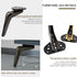 YAVVAY Black,15cm/5.9in) Sofa Legs, Light Luxury Furniture Legs, Gun Black TV Cabinet Legs, Bathroom Cabinet Support