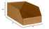 BOX USA BBINMT612K Open Top Bin Boxes, 6" x 12" x 4 1/2", Kraft (Pack of 50)