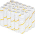 Microfiber Paint Roller Covers, 4 Inch, 1/3" Nap Mini Roller Covers, Pack of 24 for Home Painting Supplies