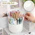 SKYDUE 360 Degree Rotating Desk Organizer, Dual-Purpose Pencil Pen Holder with 5 Slots for Office, School, Home Decor