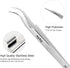Aiyhsj 3PCS Set, Precision Tweezers Upgraded High-end Stainless Steel of Tweezer for Craft, Electronics, Soldering