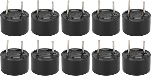 Zerodis 10 Buzzers Speakers Mini Active Piezo Electromagnetic Buzzers Alarm Sounder Speaker Beep for Computer Printer