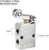 uxcell 2 Position 3 Way 1/8" PT Manual Hand Pull Pneumatic Solenoid Mechanical Valve,S3R-06