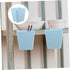 5Pcs Cabilock Wall-Mounted Storage Baskets Hanging Organizer for Kitchen Bathroom and Office Sturdy Plastic Hanging Cup