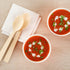 5-Ounce 50 Frozen Coppetta Dessert Cups, Disposable Ice Cream Cups - Lids Sold Separately, Sturdy, Orange Paper Yogurt