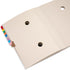 Blue Summit Letter Size Expanding Desk File with 12 Dividers for Monthly Organization