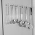 Magnetic Hooks, 23.5LBS Heavy Duty Neodymium Rare Earth Magnet Hooks for Fridge, Keys, BBQ, Pack of 10, Silver