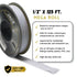 JACO ThreadPro High-Density Thread Seal Tape, 1/2" x 125 ft. (Mega Roll) | Professional PTFE Pipe Sealant (3-Pack)