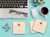 Butler in the Home 12 Pack Sticky Notes 3"x3", 50 Sheet Count Per Pad, Apple Apple-solutely Wonderful Day Memo Pads