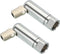 PATIKIL Sloped Ceiling Light Adapter, 2 Pack 180/350 Degree M8 Thread Chandeliers