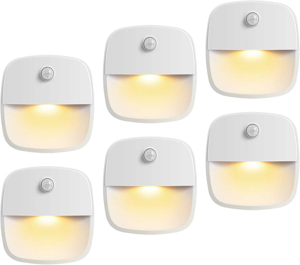 AMIR Motion Sensor Light Indoor, Upgraded Battery-Powered LED Night Light with PIR Technology
