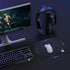 Mouse Pad with Polyester Fabric, Smooth Gaming Mouse Pads, Water Resistant Desk Mousepad with Stitched Edges, Non-Slip