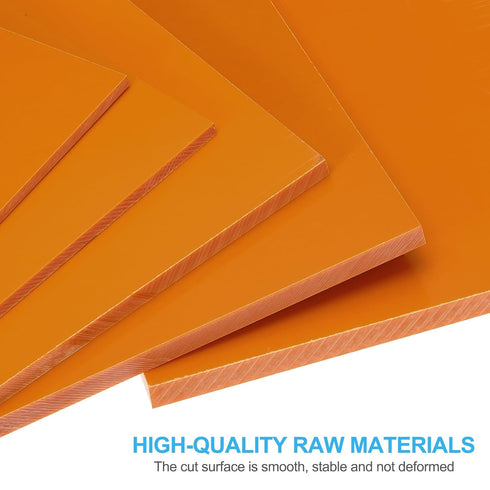 PATIKIL 300x300x15mm Phenolic Plastic Board, 1 Pcs Resin Laminated Sheet for DIY and Crafts