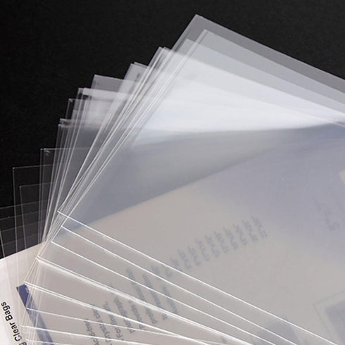 Falling in Art Acid Free 1.496mil Crystal Sealed Clear Bags for 11x14 Art Prints, 25-Pack