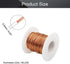 Fielect 20 AWG Magnet Wire 0.8mm/0.0314" Dia Magnet Wire Enameled Copper Wire Winding Coil Wire 49.2Ft Length Temperature Rating 155? Widely Used for Transformers Inductors, Electric Appliance by Fielect
