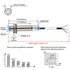 M12 Inductive Proximity Sensor Switch, Non-shield Type, LJ12A3-4-Z/CY, Detector 4mm, 10-30VDC, PNP NO+NC
